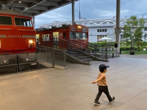 京都鉄道博物館と息子